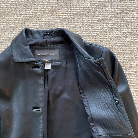 Banana Republic Leather Jacket - Picture 5 of 13